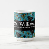 Muziekleraar, terug naar school, instrumenten koffiemok (Center)