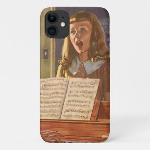 Muziekleraar uit het verleden die studenten leert iPhone 11 hoesje