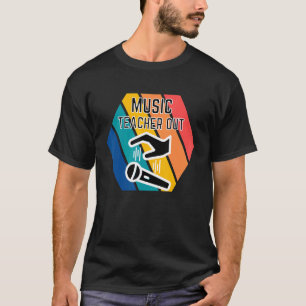 Muziekleraar uit Mic Drop Appreciation Eind Sch T-shirt