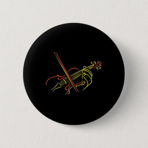 Muziekleraar Viool Strijkorkest Instructrice N Ronde Button 5,7 Cm