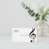 Muziekleraar Visitekaartje (Staand voorkant)