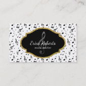 Muziekleraar Vocal Coach Singer Musical Visitekaartje (Voorkant)