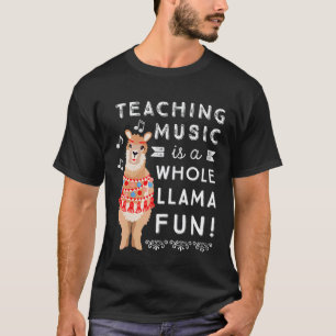 Muziekleraar waardering voor band en koor Helaas L T-shirt