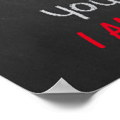 Muziekleraar - Wanneer u deze regels voor het lesl Poster (Hoek)