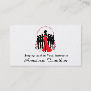 Muziekleraar Zing en Vocal Visitekaartje