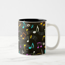 Muziekleraren Mok, cadeau voor docenten Tweekleurige Koffiemok