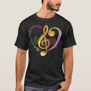 Muziekleraren Muziek klinkt als C T-shirt