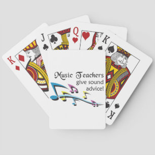 Muziekleraren Pokerkaarten