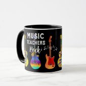 Muziekleraren Rock Bedankt Mok (Voorkant links)