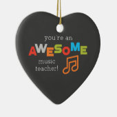 Muzieklerarenappreciatiedag, Geweldige Keramisch Ornament (Rechts)