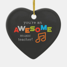 Muzieklerarenappreciatiedag, Geweldige Keramisch Ornament