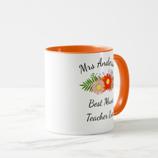 Muzieklerarenmok - Cadeaus voor muziekleraren  Mok (Voorkant rechts)