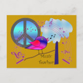 Muzieklerschenkingen Briefkaart (Voorkant)