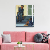 Muziekles #1 2000 canvas afdruk (Insitu (Woonkamer))