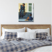 Muziekles #1 2000 canvas afdruk (Insitu (Slaapkamer))