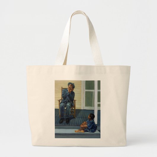 Muziekles #1 2000 grote tote bag (Voorkant)