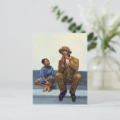 Muziekles #2 2000 briefkaart (Staand voorkant)