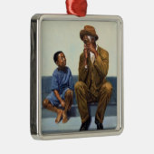 Muziekles #2 2000 metalen ornament (Rechts)