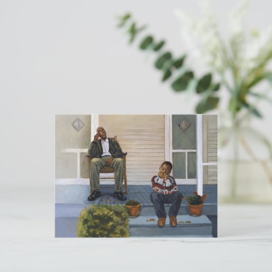 Muziekles 3 2000 briefkaart (Staand voorkant)