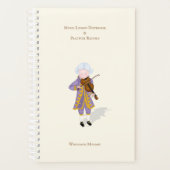 Muziekles en praktijkopname op maat planner (Voorkant)