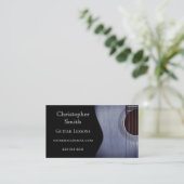 Muziekles Gitaarmuziek Musical Abstract Visitekaartje (Staand voorkant)