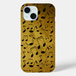 muziekles, notities iPhone 15 case