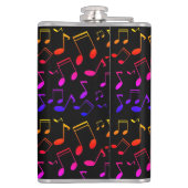 muziekles, notities heupfles (Achterkant)