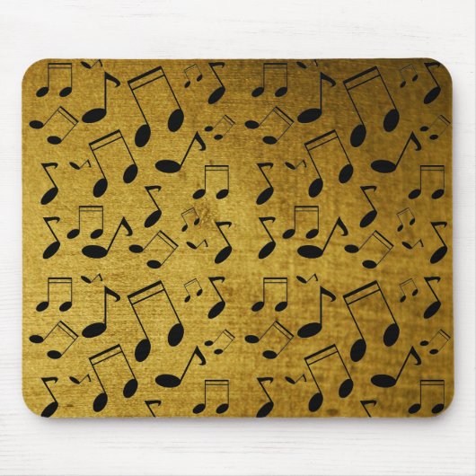 muziekles, notities muismat (Voorkant)