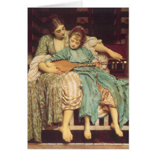 Muziekles van Lord Frederic Leighton