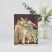 Muziekles van Lord Frederic Leighton Briefkaart (Staand voorkant)