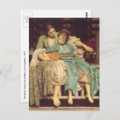 Muziekles van Lord Frederic Leighton Briefkaart (Voorkant / Achterkant)