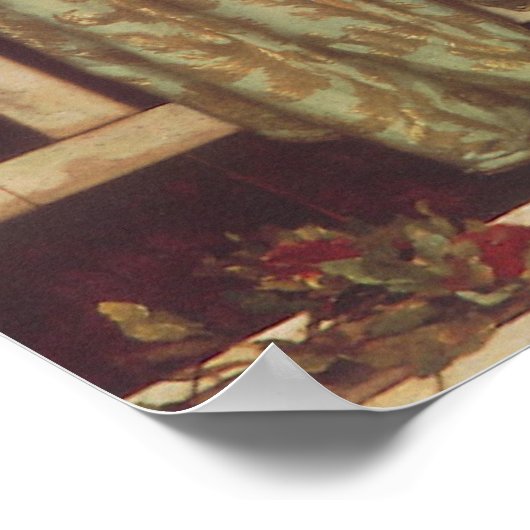 Muziekles van Lord Frederic Leighton Poster (Hoek)