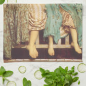 Muziekles van Lord Frederic Leighton Theedoek (Gevouwen)