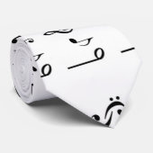 muziekleven stropdas (Opgerold)