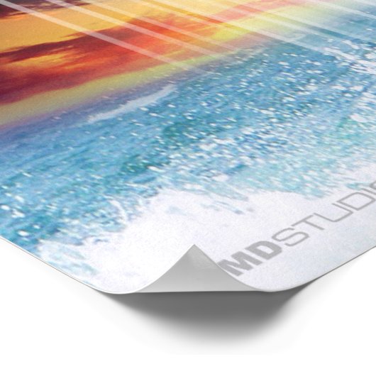 Muzieklichaam afdrukken poster (Hoek)