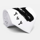 muziekliefde stropdas (Opgerold)