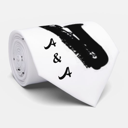 muziekliefde stropdas (Opgerold)