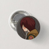 Muziekliefhebber (Boy) Button (Voorkant /achterkant)