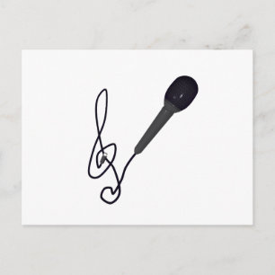 muziekliefhebber briefkaart