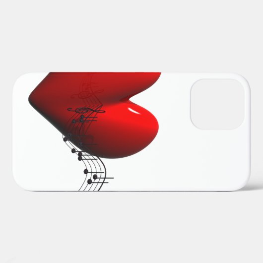 muziekliefhebber Case-Mate iPhone case (Achterkant (horizontaal))
