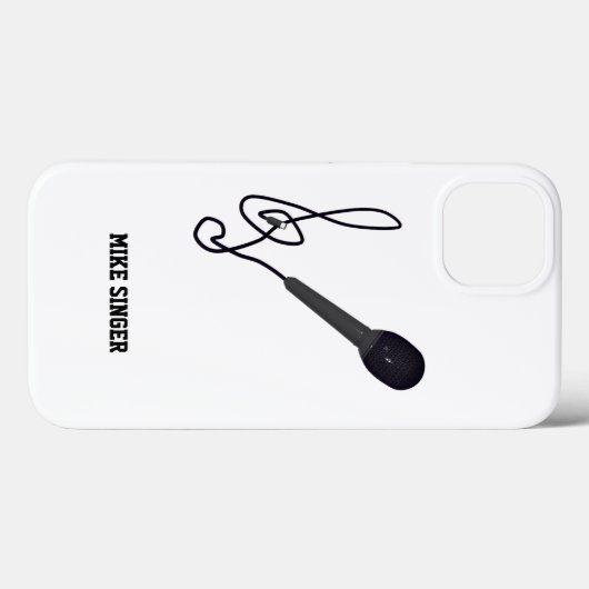 muziekliefhebber Case-Mate iPhone case (Achterkant (horizontaal))