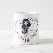 Muziekliefhebber geboren om Jumbo koffie Mok te zi