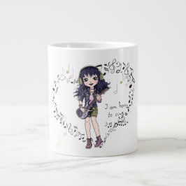 Muziekliefhebber geboren om Jumbo koffie Mok te zi