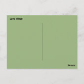 MUZIEKLIEFHEBBER GIFT BRIEFKAART (Achterkant)