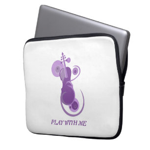 MUZIEKLIEFHEBBER GIFT GUTAR VERJAARDAG JUBILEUM LAPTOP SLEEVE