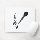 muziekliefhebber muismat (Met muis)
