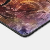 Muziekliefhebber Muzieknoten gepersonaliseerd Bureaumat (Hoek)