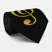 muziekliefhebber stropdas (Opgerold)