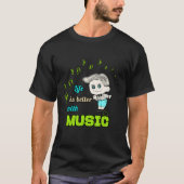 Muziekliefhebber T-shirt (Voorkant)