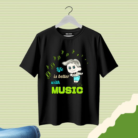 Muziekliefhebber T-shirt